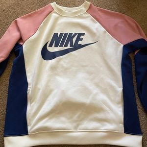Nike Womens Colorblock Sweatshirt Size Medium